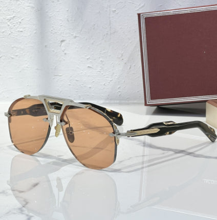 Light Luxury Metal INS-style Pilot Sunglasses For Sun Protection