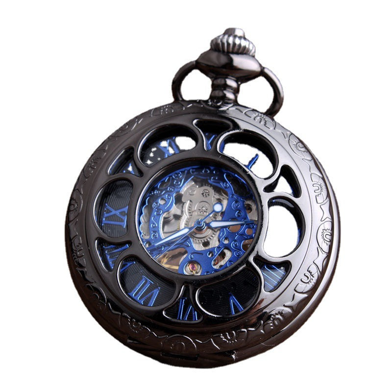 Antique Mechanical Pocket Watch – Vintage Style with Roman Numerals