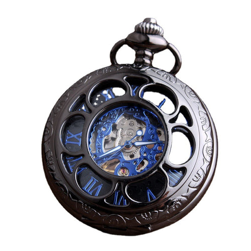 Antique Mechanical Pocket Watch – Vintage Style with Roman Numerals