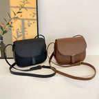 PU Leather Women's Small Square Crossbody Bag — Urban Minimalist, Single Strap, 3 Colours