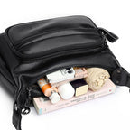 Women's Large Capacity Shoulder Bag – Soft PU Leather Crossbody Tote Handbag
