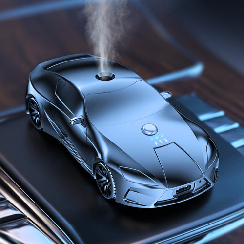 Car Model Aromatherapy Diffuser | Aluminium Alloy Aroma Diffuser with 3 Essential Oils