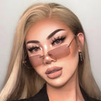 نظارات شمسية نسائية بإطار صغير