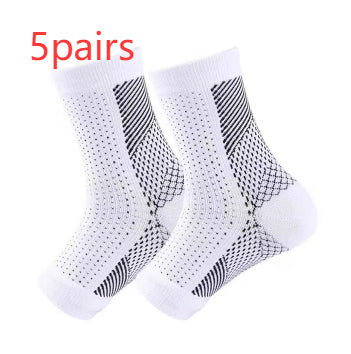 Compression Ankle Support Sleeves – Open Toe, Breathable Mesh