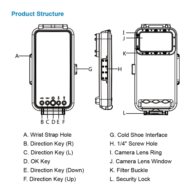 Waterproof iPhone Case – 45m Underwater Cover for iPhone 6s to 11 Pro Max