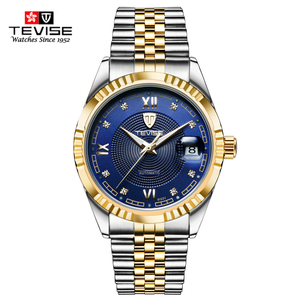 TEVISE Men's Automatic Mechanical Watch | Waterproof Fashion Wristwatch