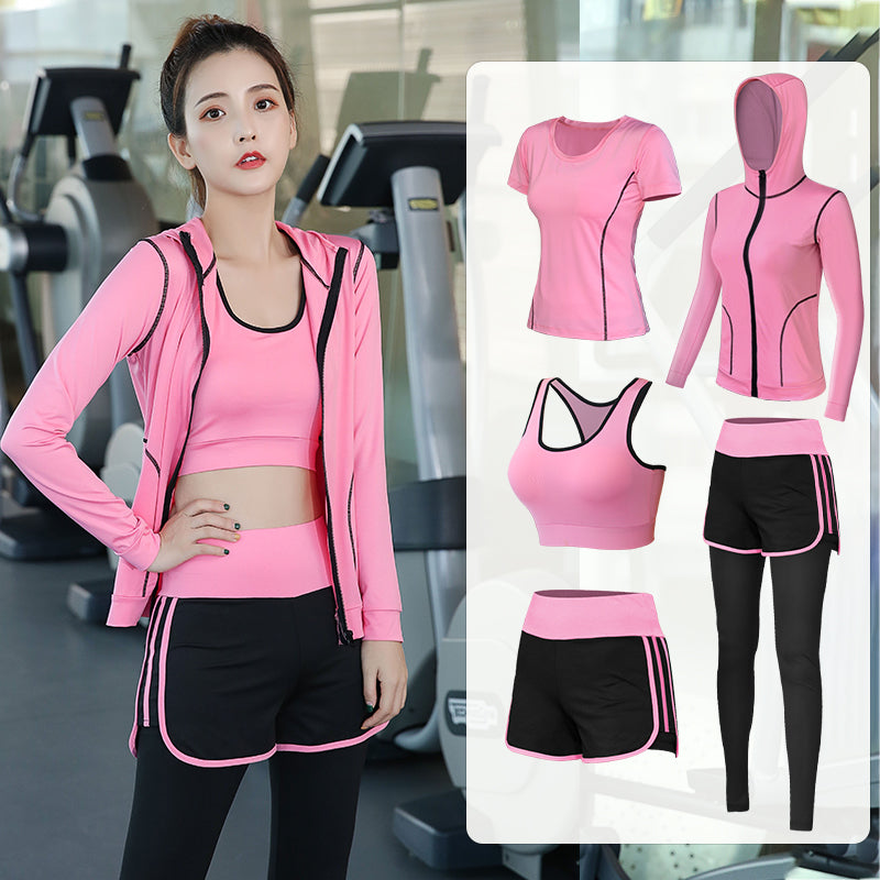 Women's Yoga Gym Top with Built-In Chest Pad | Long & Short Sleeve