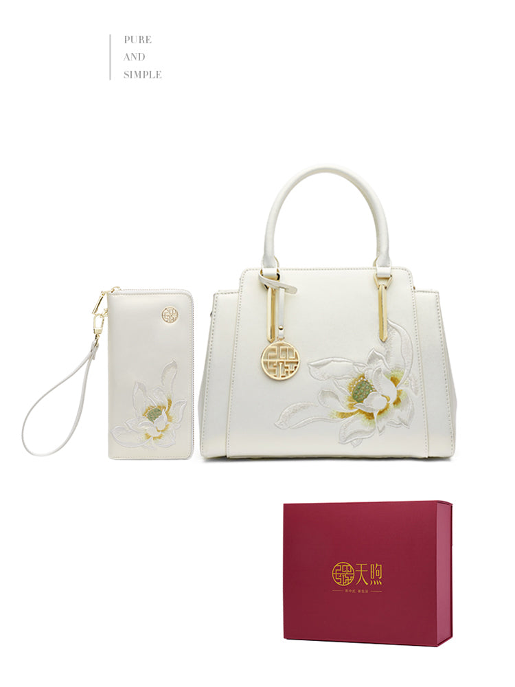 Chinese Style Women's Handbag — Gift Box Option, Mother's Day & Holiday Gift, 12 Variants