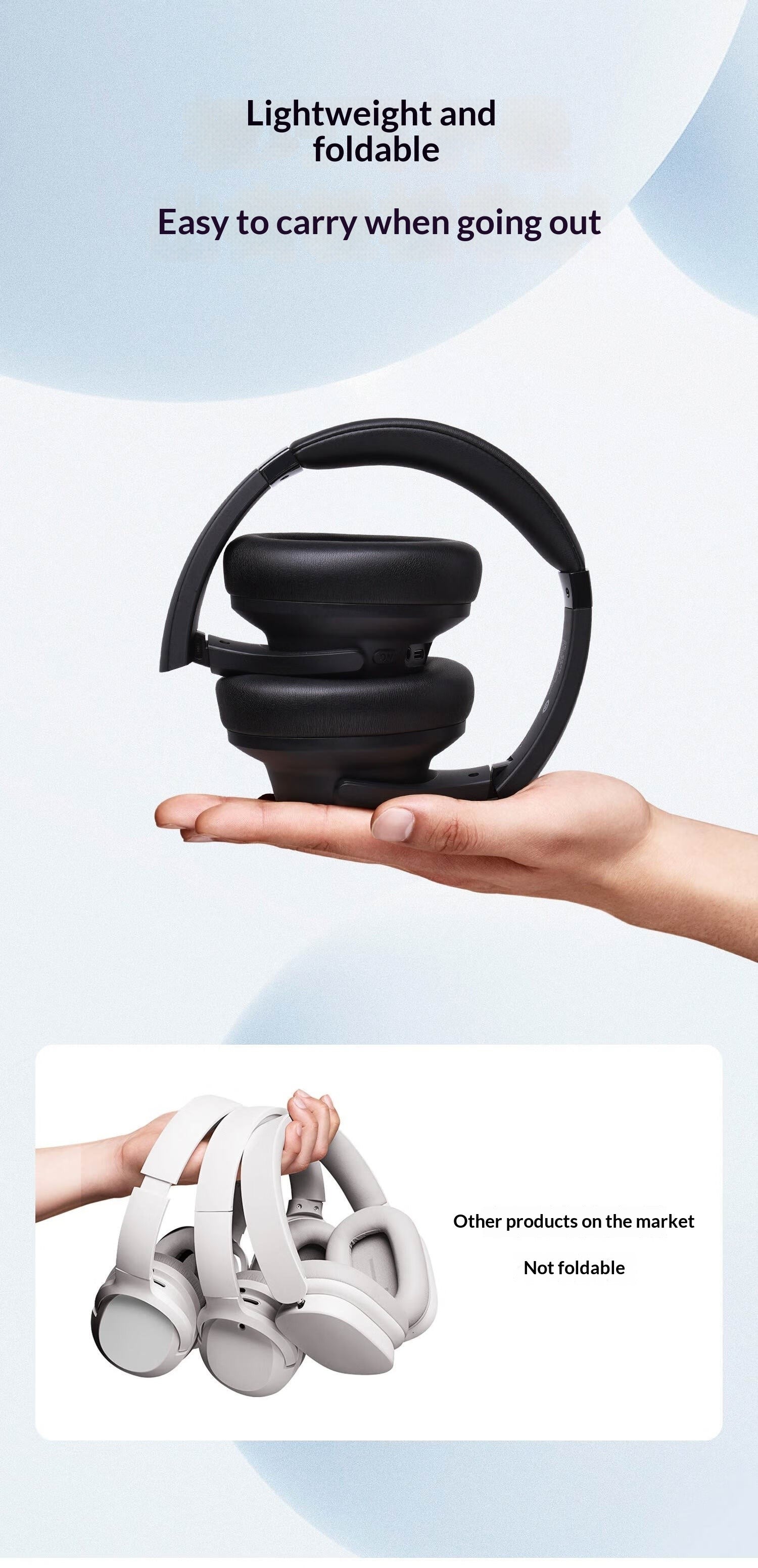 Soundcore Q20i Over-Ear Headphones | Active Noise Cancellation | Hi-Res Audio | Bluetooth 5.0