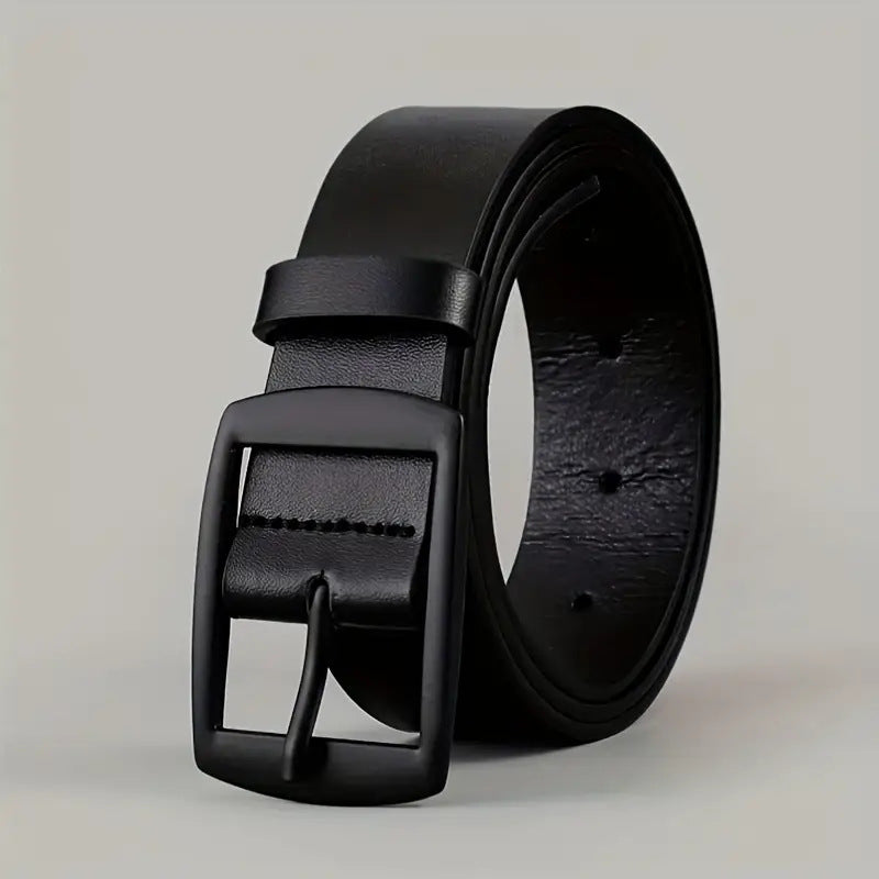 Men's Business Casual Belt – Versatile Pin Buckle | Black, Coffee & Khaki | 120cm | Hooriva