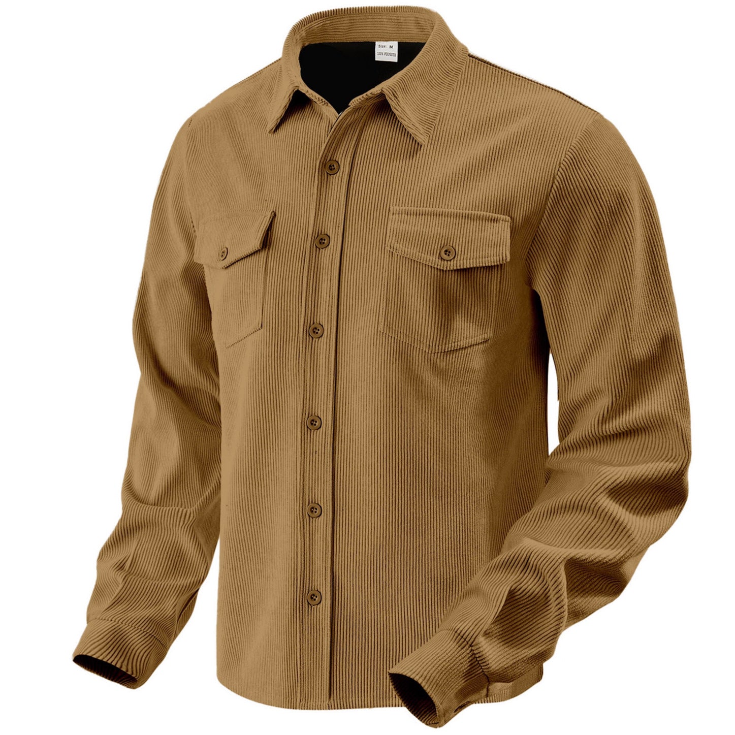 Men's Slim Fit Sporty Jacket | 100% Polyester, Patch Pockets, Curved Hem | HOORIVA