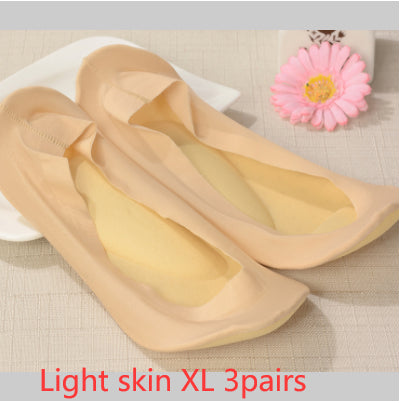 3D Air Cushion Invisible Boat Socks | Massage Sole, Silicone Grip, No-Show Women's Socks | HOORIVA