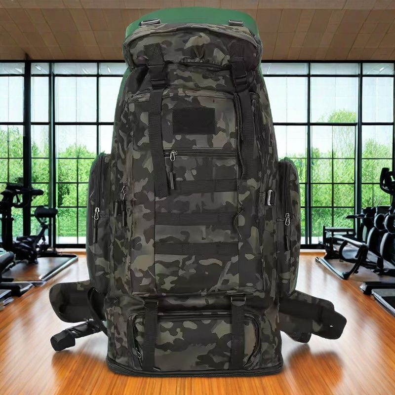 110L Tactical Camouflage Hiking & Camping Backpack – Air-Cushion Strap Outdoor Rucksack in 6 Camo Styles