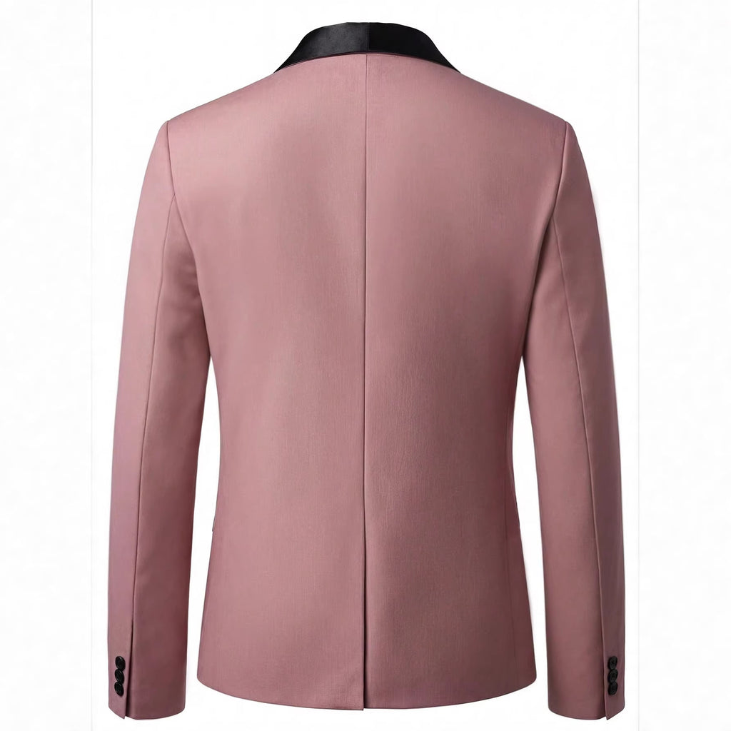 Men's Business Suit Jacket – Wedding & Groomsmen Blazer | Lotus Pink | S–2XL