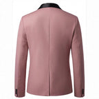 Men's Business Suit Jacket – Wedding & Groomsmen Blazer | Lotus Pink | S–2XL