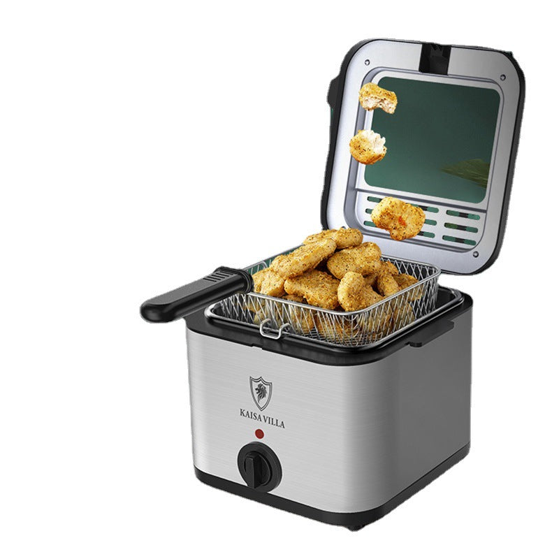 Visual Multifunctional Electric Air Fryer | 2.5L Skewer & French Fries Machine | EU/UK/US