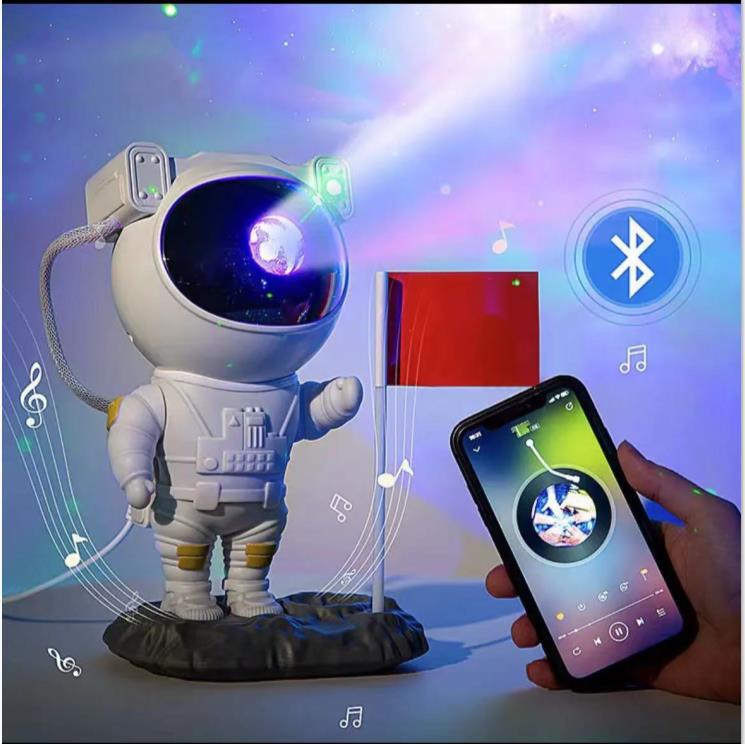 Astronaut Galaxy Star Projector Night Light | Nebula, Timer, USB/App/Rechargeable | HOORIVA