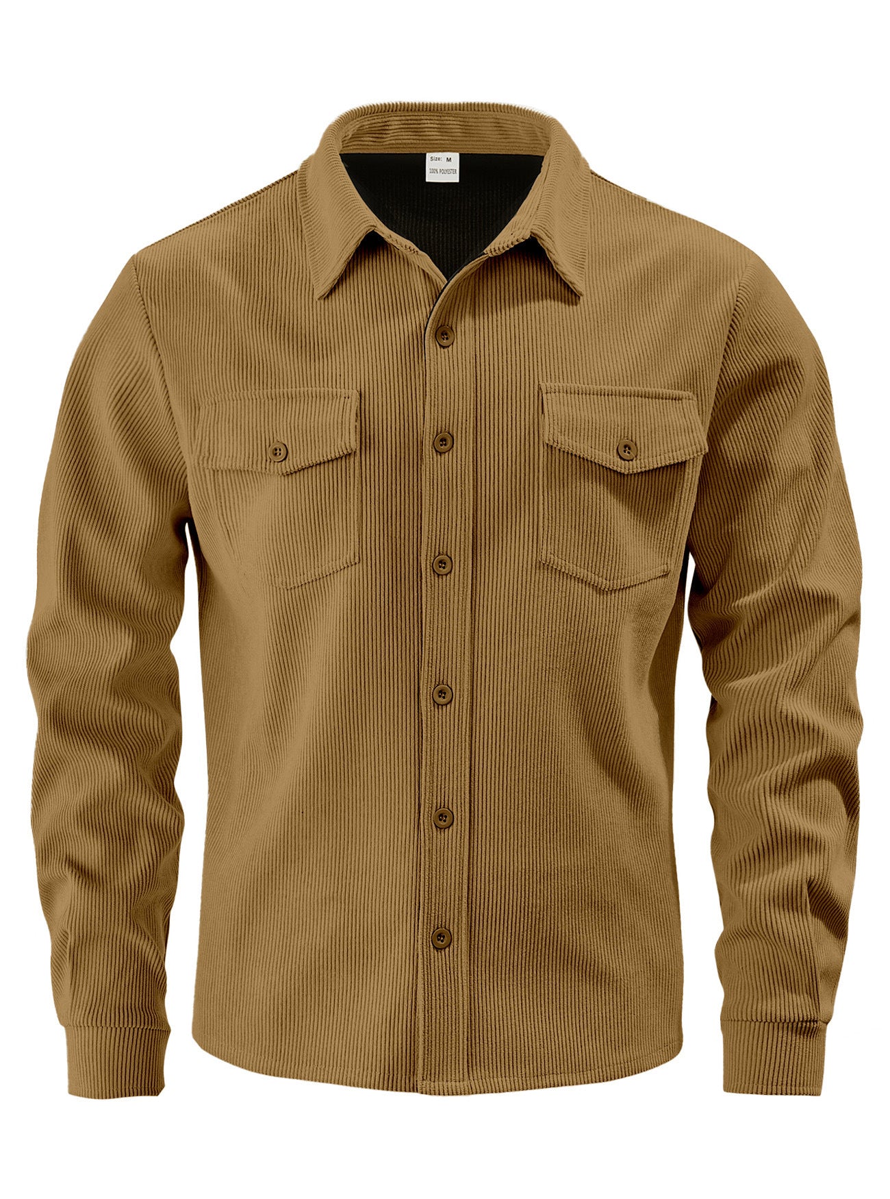 Men's Slim Fit Sporty Jacket | 100% Polyester, Patch Pockets, Curved Hem | HOORIVA