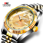 TEVISE Men's Automatic Mechanical Watch | Waterproof Fashion Wristwatch