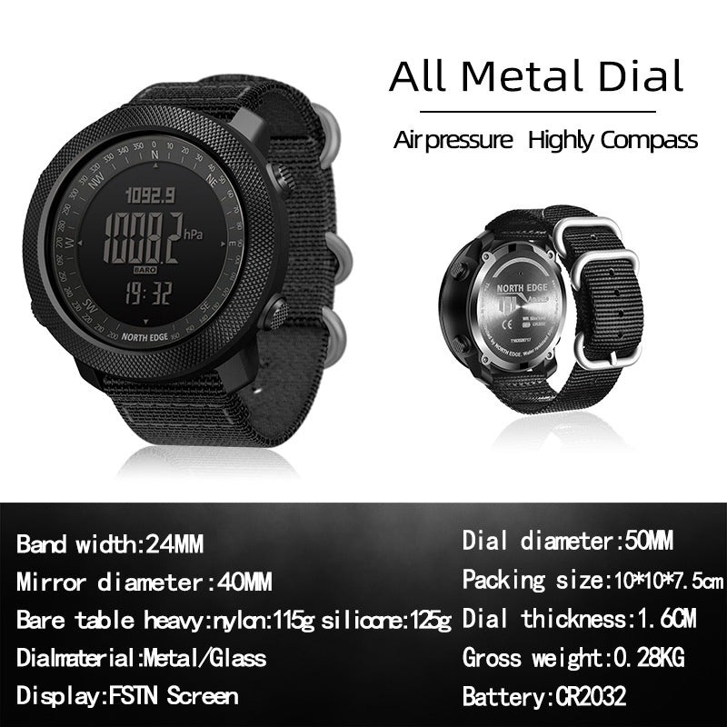 Fashion Outdoor Sports Smart Watch – Waterproof Sporty Design with Silicone & Nylon Straps