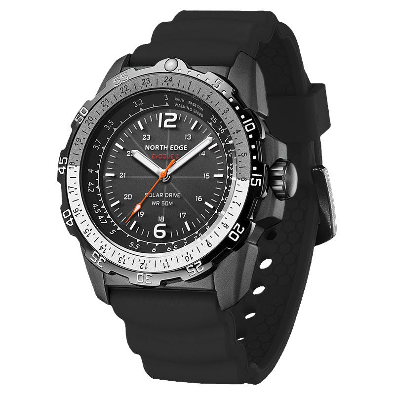 EVOQUE2 Solar Powered Sports Watch | Eco-Drive, Waterproof, 21+ Day Battery
