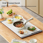 Smart Constant Temperature Food Warming Plate with Digital Display & Touch Screen | Hooriva
