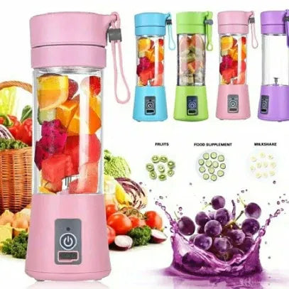 Portable Blender USB 6-Blade – Mini Juicer & Smoothie Maker | خلاط محمول