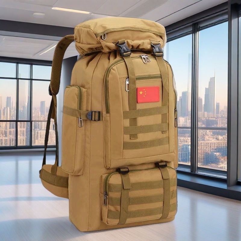 110L Tactical Camouflage Hiking & Camping Backpack – Air-Cushion Strap Outdoor Rucksack in 6 Camo Styles