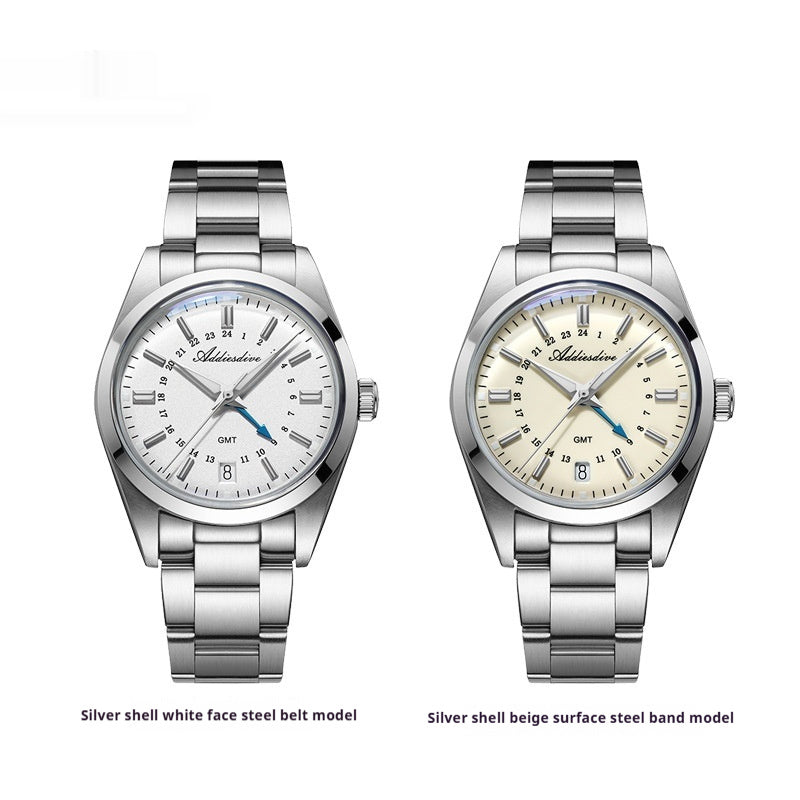 Men's Fashion Quartz Watch | Water-Resistant, 11.3mm Slim Steel Band | HOORIVA