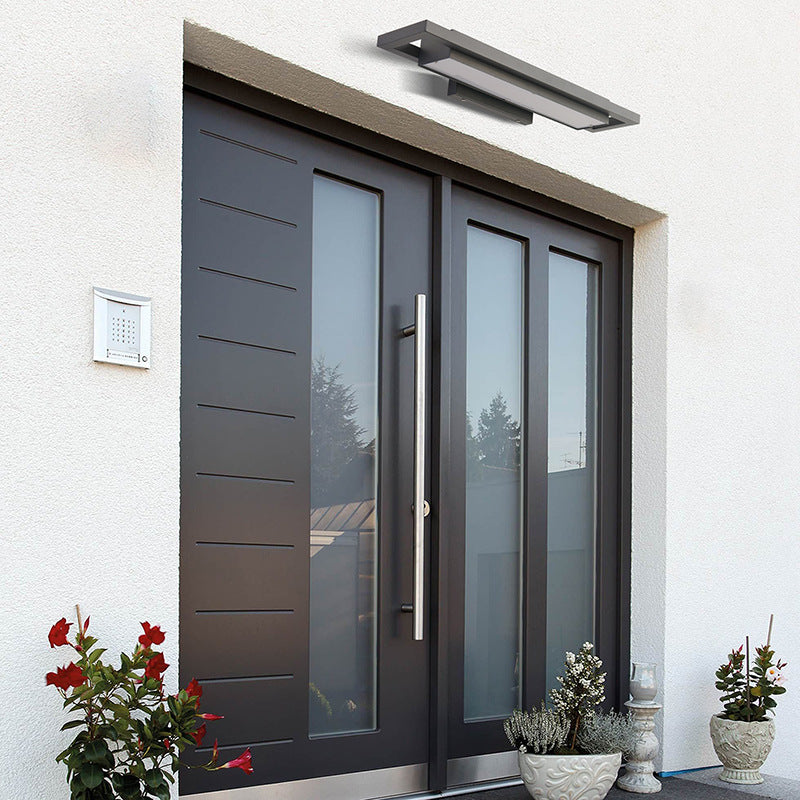 Stainless Steel Outdoor Porch Wall Light – Warm White LED