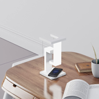 Magnetic Levitating Desk Lamp | Wireless Charging, Touch, Eye-Care, USB | HOORIVA