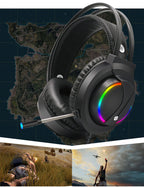 سماعة الألعاب Tuner K1 | صوت محيطي 7.1، إضاءة RGB، ميكروفون، USB و 3.5 ملم