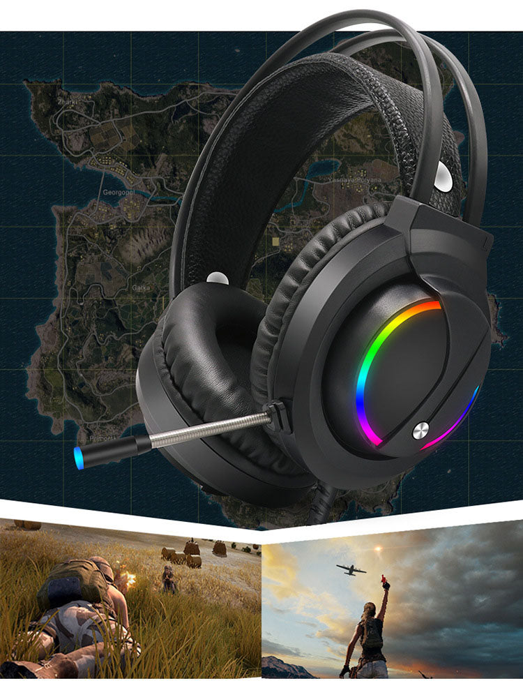 سماعة الألعاب Tuner K1 | صوت محيطي 7.1، إضاءة RGB، ميكروفون، USB و 3.5 ملم