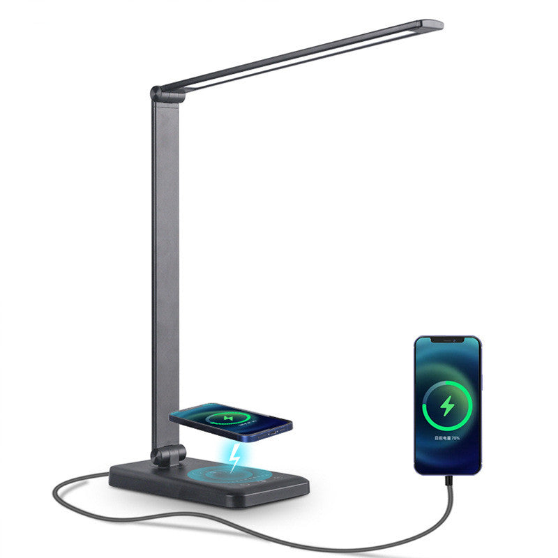TX13 LED Desk Lamp | 10W Wireless Charging Base | 5 Colour Temperatures | 460LM | EU/UK/US Plug