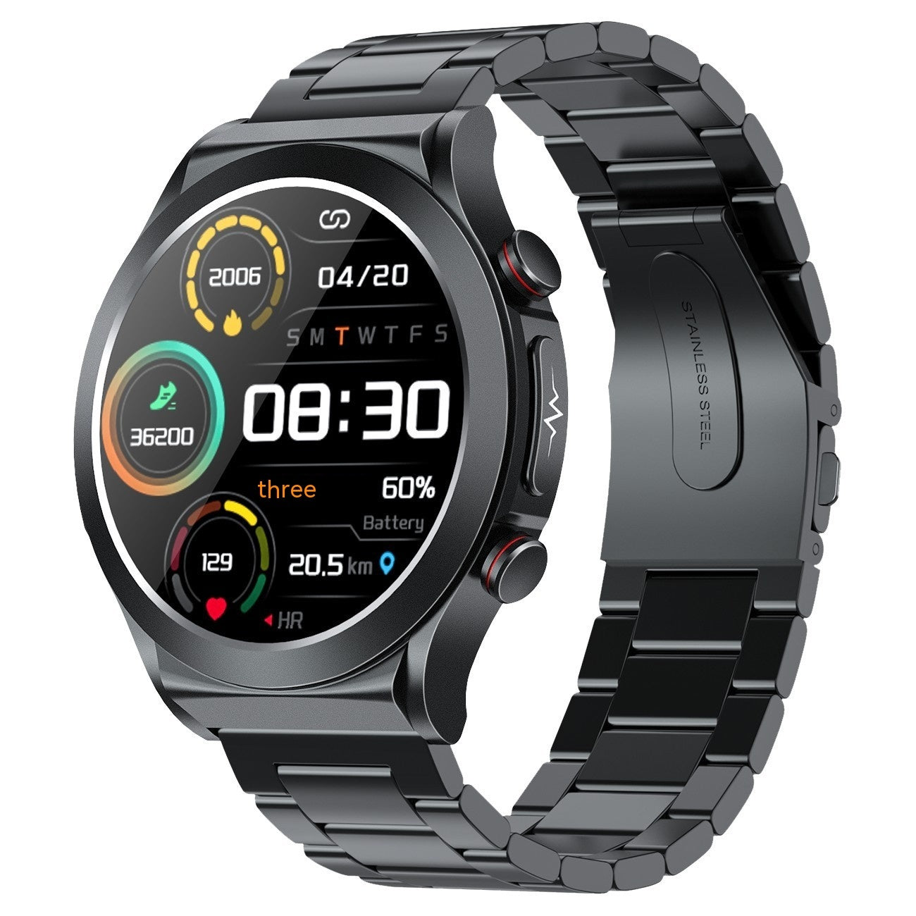 Smart Watch – Swim Waterproof, Wireless Charging, Heart Rate & Android Compatible | 6 Strap Styles