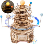 Robotime ROKR Mechanical Orrery 3D Wooden Puzzle – 316pcs Solar System Model