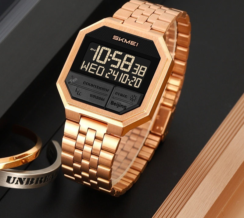 Men's Minimalist Business Watch | Casual Versatile Wristwatch in Black, Gold, Rose Gold & Silver
