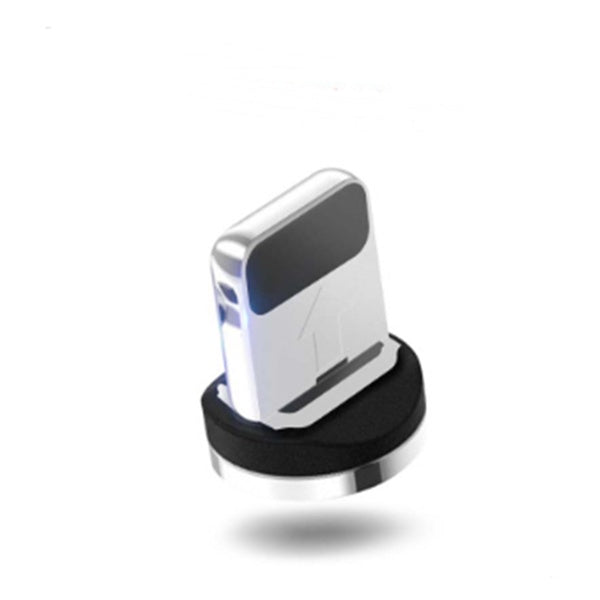 Blue flowing LED magnetic charging cable for iPhone and Android