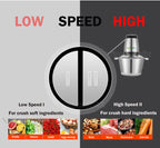 500W Two-Speed Stainless Steel Meat Grinder