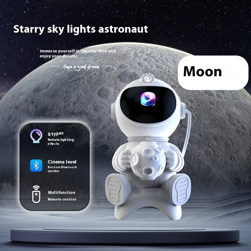 Astronaut Projection Lamp – Starlight Night Light with Bluetooth Speaker