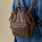 Women's PU Leather Anti-Theft Fashion Backpack – Vintage Style Daily Bag with 3D Pocket