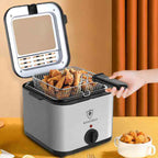 Visual Multifunctional Electric Air Fryer | 2.5L Skewer & French Fries Machine | EU/UK/US