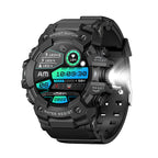 Outdoor Sport Smart Watch – IP68 Waterproof | Heart Rate Monitor & Camouflage Design