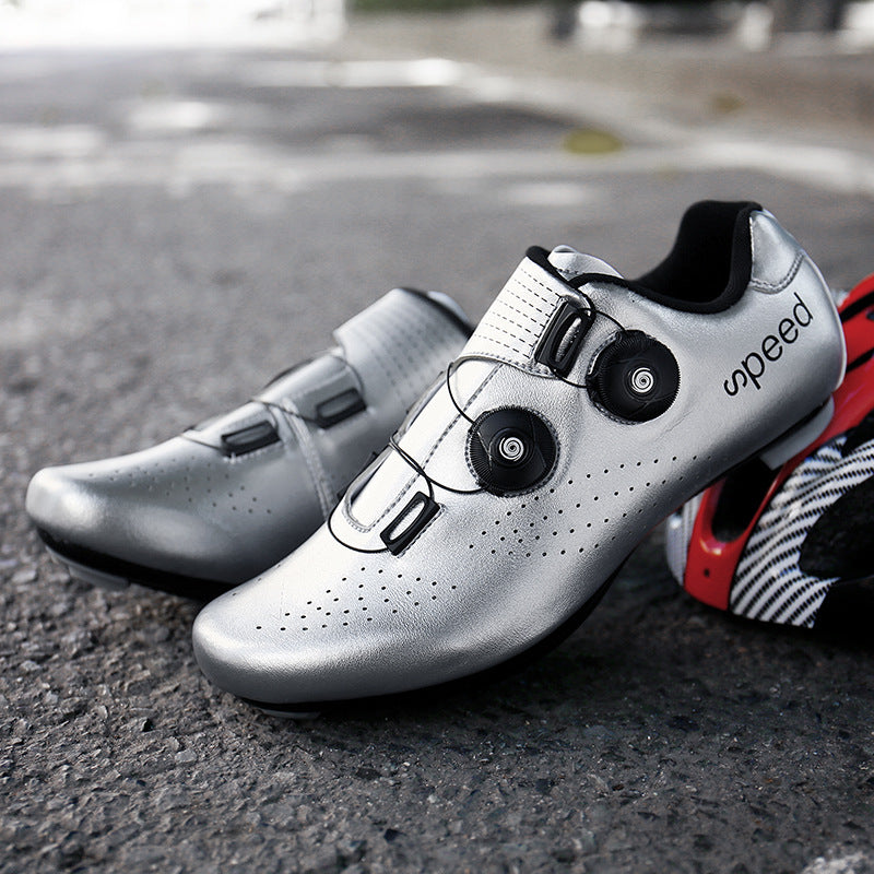 Road Cycling Shoes | Microfiber, Double Rotating Buckle, Breathable, 2 Colours, EU 36-46