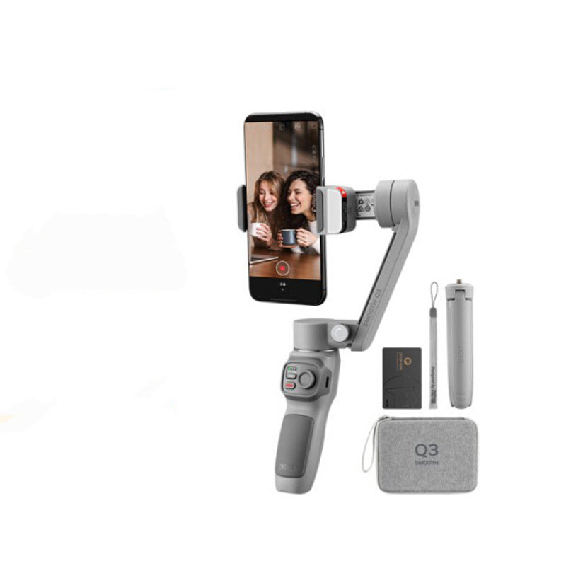 مثبت جيمبال الهاتف الذكي Zhiyun SMOOTH Q3 — خليط معدني ثلاثي المحاور، دوران 360 درجة