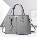 PU Leather Women's Square Shoulder Crossbody Bag — 30x21x13cm, 10 Colour Options