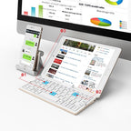 Foldable Bluetooth Keyboard for Tablets & Phones | Portable Mini Wireless Keyboard | HOORIVA