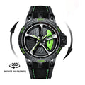 Men's 3D Hollow Skeleton Quartz Watch | 47mm Rotating Bezel, Luminous, 30m Waterproof