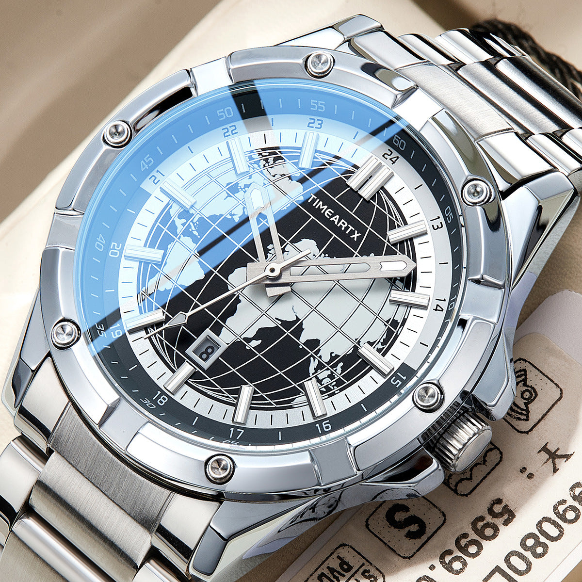 Quartz Watch – 30M Water Resistant, Mineral Glass, Stainless Steel | Hooriva