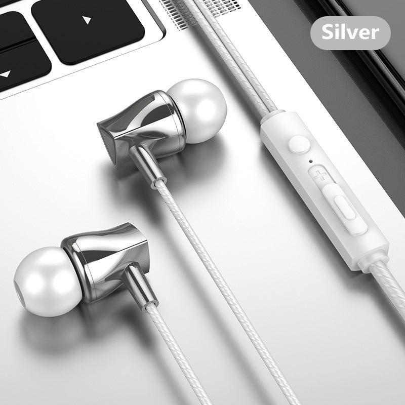 Triangular Headset Stereo Drive-by-wire With Microphone Wired Tuning 35 Round Hole Hands-free Call